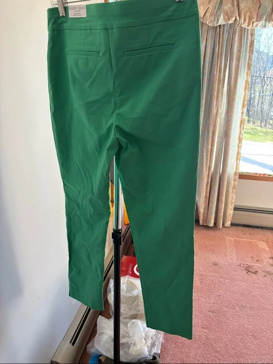 Chico's Emerald Green Slim Ankle Pants - Picture 2 of 6